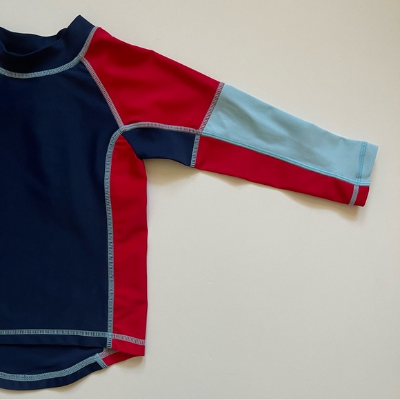 ToobyDoo Kids Unisex Long-sleeve Mondrian Rashguard - Size 1-2 - Picture 4 of 13